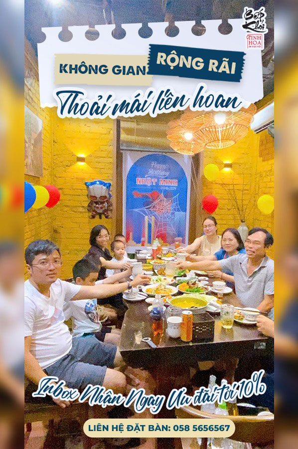 địa điểm tổ chức sinh nhật có phòng riêng