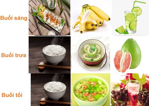 Thực đơn giảm cân trong 1 tháng​