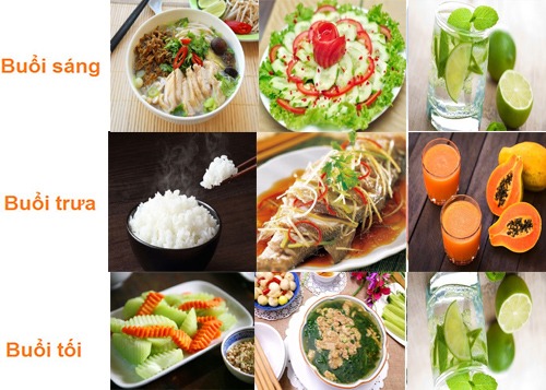 Thực đơn giảm cân trong 1 tháng​