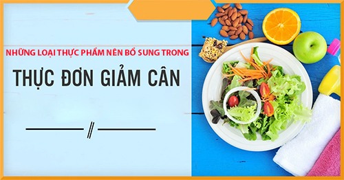 Thực đơn giảm cân trong 1 tháng​