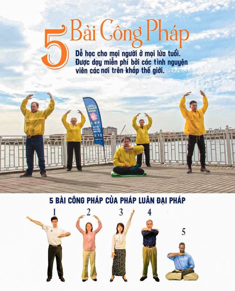 5 bài tập pháp luân công