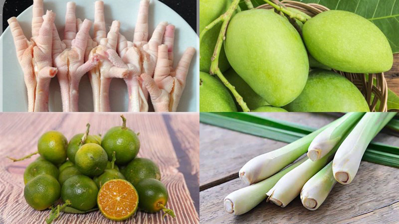cách làm chân gà sốt thái
