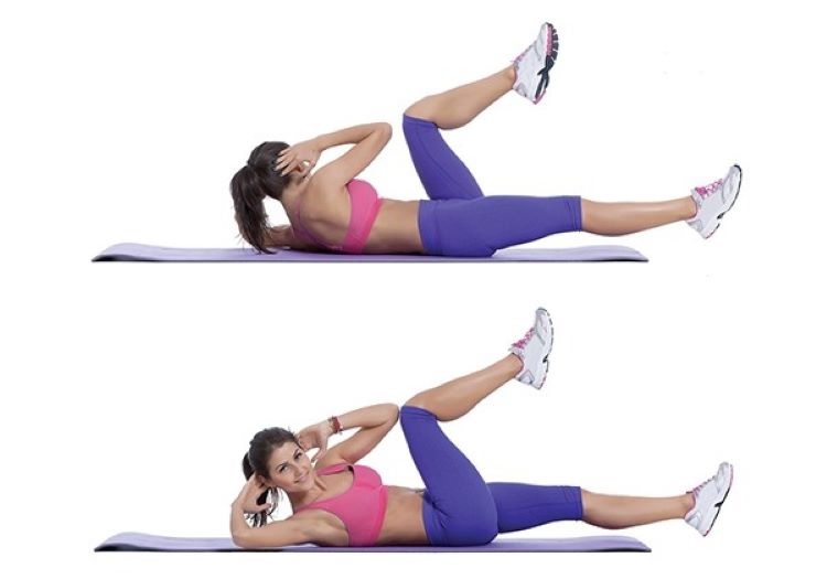 Bài tập giảm mỡ bụng trước khi ngủ