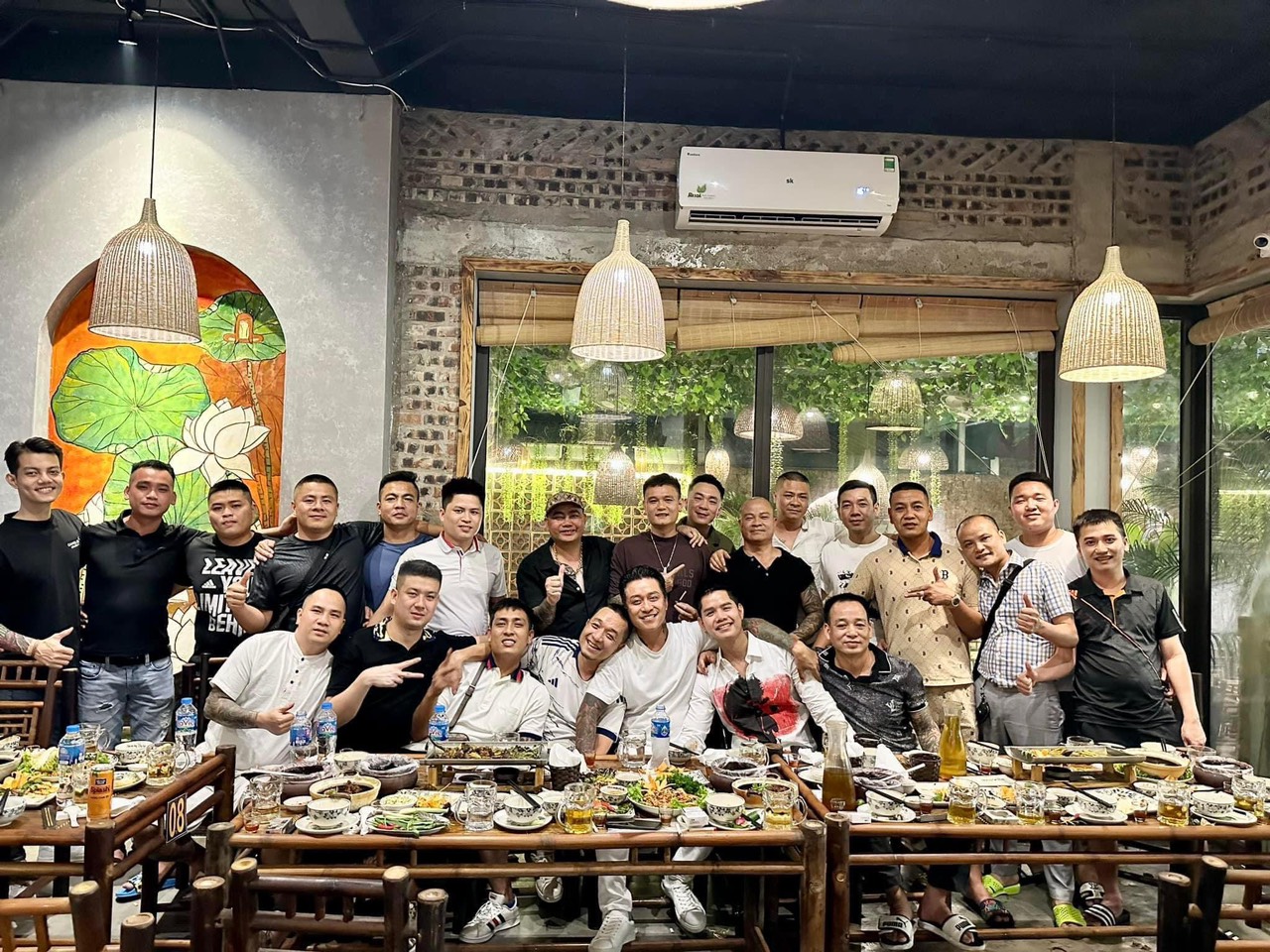 không gian tổ chức tiệc cuối năm tại Xuân Đỉnh