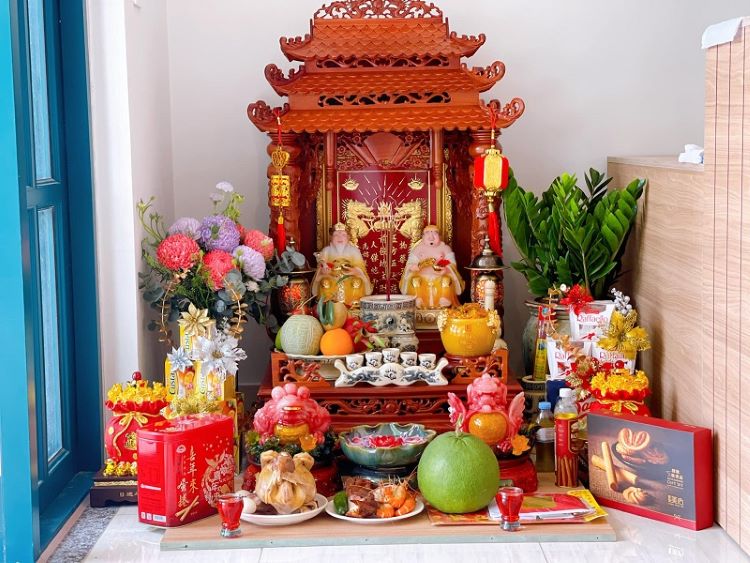 Cách bố trí bàn thờ ông địa