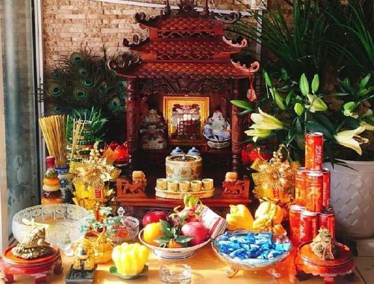 Cách bố trí bàn thờ ông địa